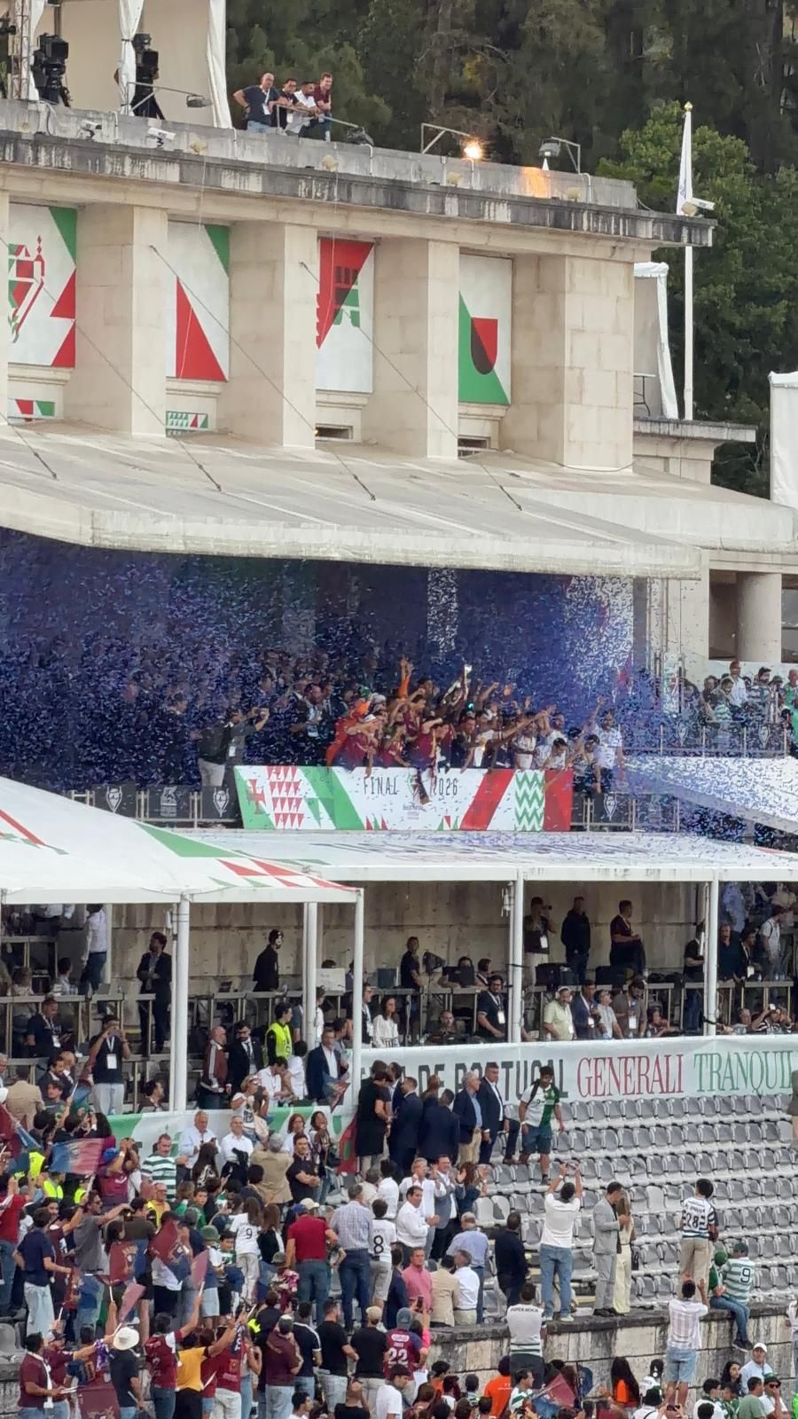Senção única, nunca mais voltarei a ter uma sensação igual, obrigado Torreense 💙❤️
